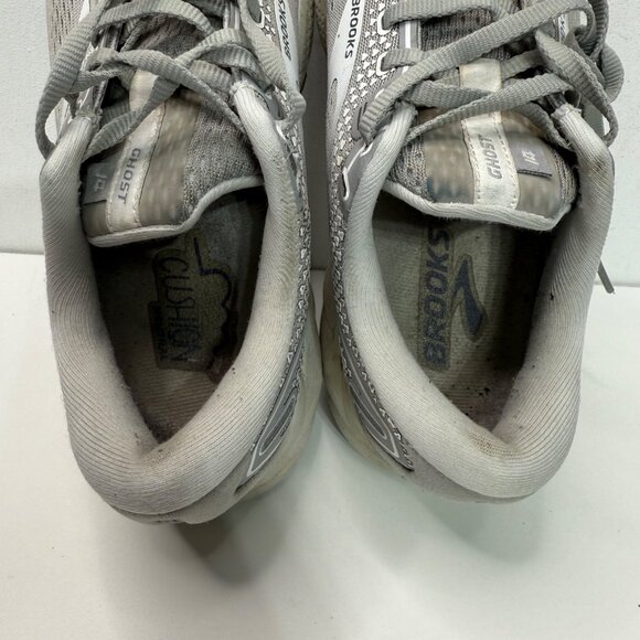 Brooks Ghost 14 Womens Size 8 Gray Running Shoes Athletic Sneakers - Picture 6 of 8